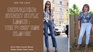 Sew The Look | Recreating Street Style Looks | The Zamora Blouse