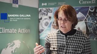 Interview with Sandra Gallina @ CETA: Taking Action for Trade and Climate event