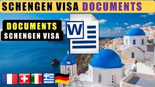 Complete Documents Checklist for Schengen Visa 2024