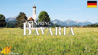 Spring Bavaria 4K Ultra HD • Stunning Footage Bavaria, Scenic Relaxation Film with Calming Music.