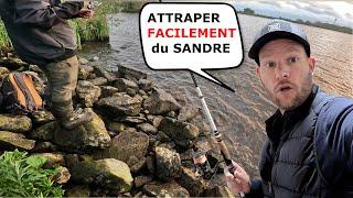 Peche FACILE du SANDRE en HIVER avec cette TECHNIQUE SIMPLE et RAPIDE - Ep1