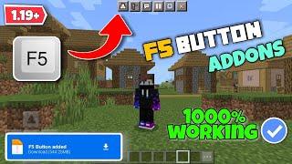 F5 Button Addon for Minecraft PE 1.19 | Rex_pro Gamer