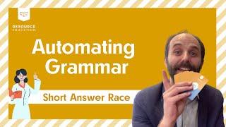 Short Answer Race - Building Reflexes with English Grammar - Deliberate Practice