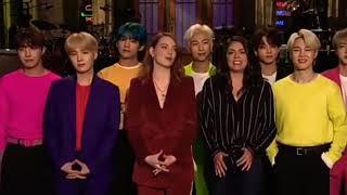 BTS and Emma stone teaser SNL