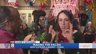 Celebrating the Paczki at Rudy's for Mardi Gras Day