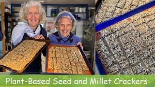 Plant-Based Seed and Millet Crackers