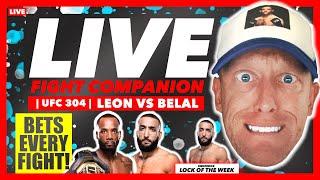 FIGHT COMPANION | UFC 304 | Leon vs Belal | LIVE STREAM | #UFC304