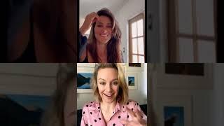 Stefania Spampinato with Danielle Savre Instagram Live | January 21, 2021