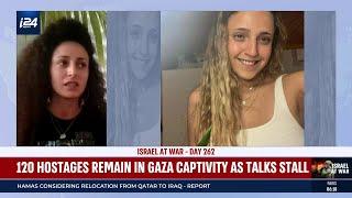 Sister of hostage calls for release of Israelis after video released by families