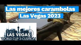 Las mejores carambolas de Las Vegas World Cup 2023 - Billar a 3 bandas.