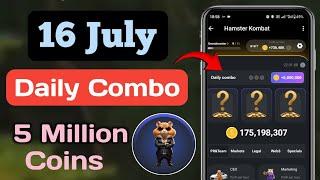 Hamster Kombat Daily Combo 16 July || 15th to 16th July || Hamster Daily Combo Today | Daily Combo 