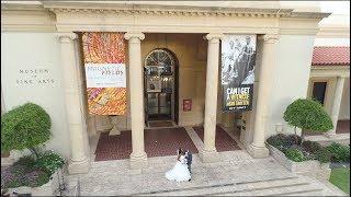 Wedding by Drone Museum of Fine Arts St Petersburg