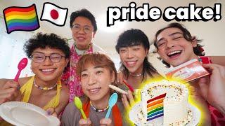 Making a LGBTQ+ PRIDE CAKE from SCRATCH *chaotic* | worldofmama