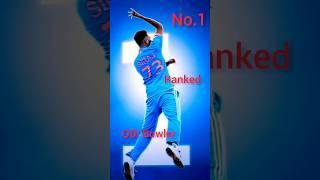 Mohammed Siraj Becomes The Number 1 Ranked ODI Bowler In ICC Men's ODI Bowlers Rankings