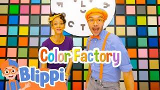 Color Factory NYC - Full Episode Blippi Educational Videos | Kids TV Shows Full Episodes