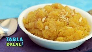 Moong Dal Sheera, Quick Moong Dal Sheera Recipe by Tarla Dalal