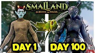 100 Days In Smalland: Survive The Wilds - Can I Defeat Every Boss (Early Access Re-Upload)