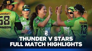 Sydney Thunder Women Vs. Melbourne Stars Women | Full Match Highlights I 20/11/24