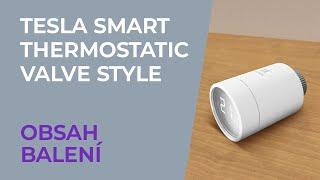 Tesla Smart Thermostatic Valve Style | Obsah balení
