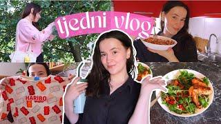 Kuhanje, branje višanja, domaći gumeni bomboni, bojanje avokadom, Pepco | tjedni VLOG 