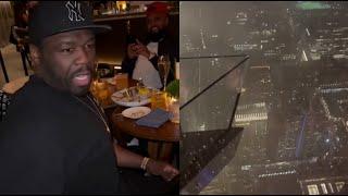 "We Eating Clouds" 50 Cent Has Thanksgiving Dinner At Tallest Building In NYC