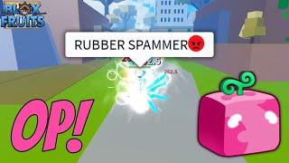 RUBBER IS SO BROKEN.. | Blox Fruit |