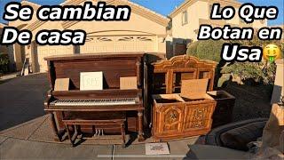 Cosas Que Tiran. UN PIANO Antiguo. Y MUCHOS MUEBLES MÁS. LO QUE TIRAN EN ARIZONA