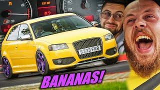 Going BANANAS in Audi S3 on the Nürburgring!