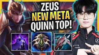 ZEUS TRIES NEW META QUINN TOP IN KOREA! - T1 Zeus Plays Quinn Top vs Renekton! | Season 2024