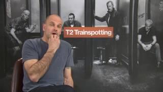 Jonny Lee Miller Interview T2 TRAINSPOTTING inhaling glucose for the movie FUNNY
