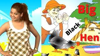 Big Black Hen | Poems | Nursery Rhymes | Kids rhymes | Kidstart Tv