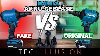 WAS TAUGT das FAKE 18V Akku-Gebläse DAS180 von MAKITA?! - China Nachbau Klon DAS180Z im Test