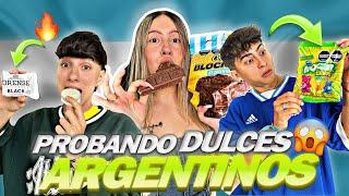 PROBANDO DULCES RAROS DE ARGENTINA  *No esperábamos esto* 