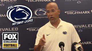 Postgame Interview: James Franklin on Penn State’s Week 1 win over West Virginia | CFB on FOX