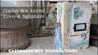 Let's Make A Cracker Box Junk Journal - Cardboard Box Video Journal Series - Great for Beginners!