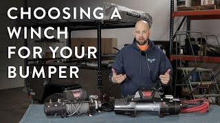 Choosing A Winch For Your Bumper