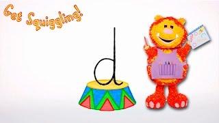 Get Squiggling Letters | Letter D