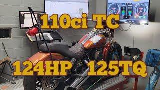 Dyno Tune Harley 110ci TC S&S 58mm Throttle Body Screamin Eagle 266 Cams Port & Polish Heads