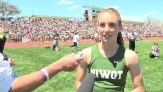 Elise Cranny Niwot 2013 State Championships Media Interview