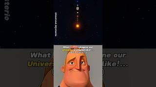 The Actual shape of our Universe! #shorts #youtubeshorts #space #fyp #science
