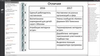 5 принципиальных отличий запуска программы 2016-2017гг. Из цикла занятий о наставничестве.
