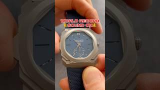 WORLD RECORDSOUND ON: Bulgari Octo Finissimo Minute Repeater