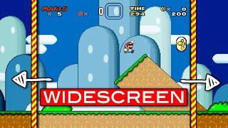 Super Mario World but It’s Widescreen! (SNES Rom Hack)