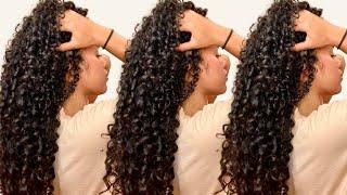 Curly Hair Routine | How to style  3B 3C hair textures for *super* defined curls