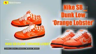 NBA 2K25 Shoe Creator - Nike SB Dunk Low Orange Lobster