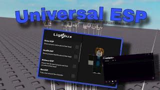 Roblox Universal ESP Script | MOBILE, SOLARA SUPPORT | Roblox Script/Hack Showcase | PASTEBIN