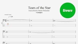 Casiopea - Tears of the Star (bass tab)