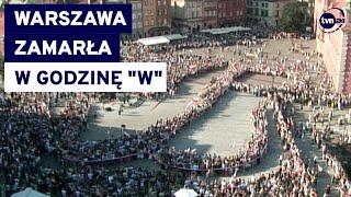 Warszawa uczciła 80. rocznicę wybuchu powstania @TVN24