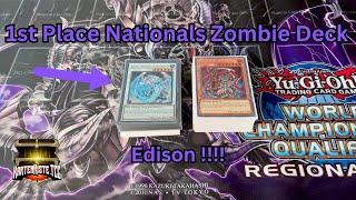 1st Place Zombie Edison Deck German Nationals Side Event | Yugioh Edison Format | KartenKiste_TCG