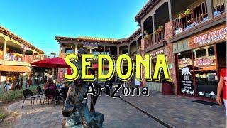 [4K]  Downtown SEDONA, Arizona | Walking Tour with Captions